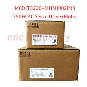 Panasonic 750W 2,4NM NEMA32 AC Servomotor Antrieb Controller MHMJ082P1S + MCDJT3220 - Bild 1 von 3