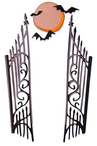 New, Retired Sizzix Thinlits Gate Keeper 9pc #664734 Retail $21.99 by Tim Holtz - Picture 1 of 6