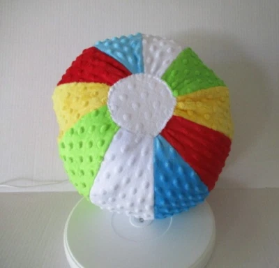 beachball colorful pillow, beach pillows, beach themed pillows, nautical decor - Image 1 of 3