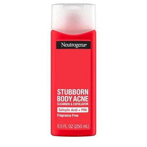 Neutrogena Stubborn Body Acne Cleanser & Exfoliator with Salicylic Acid for A... - Picture 1 of 3
