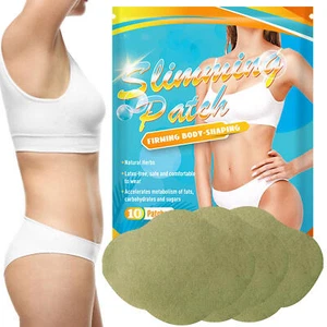Belly Button Patch 10 Pcs Herbal Navel Sticker for Weight Loss - Picture 1 of 6