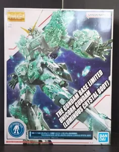 MG 1/100 Gundam Base Unicorn Gundam Luminous Crystal Body Model Kit Japan - Picture 1 of 6