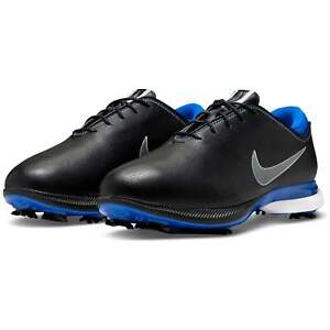 Nike Victory Tour 2 WIDE Black Royal Blue Platinum CW8189-008 sz 10 Men's Golf