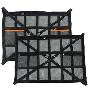 Car Ceiling Cargo Net Pocket Double-Layer Mesh Car Roof Storage Organizer Truck - Picture 1 of 16