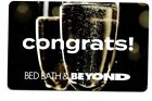 Bed Bath & Beyond Congrats! Champagne Gift Card No $ Value Collectible