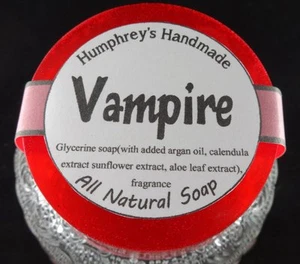 VAMPIRE Blut orange Rasierseife Unisex Glycerinriegel ätherisches Öl Halloween - Bild 1 von 6