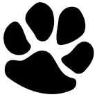 25 DOG PAW PRINT STICKERS DECALS for Car | Wall | Home - 38 Colours (S2)