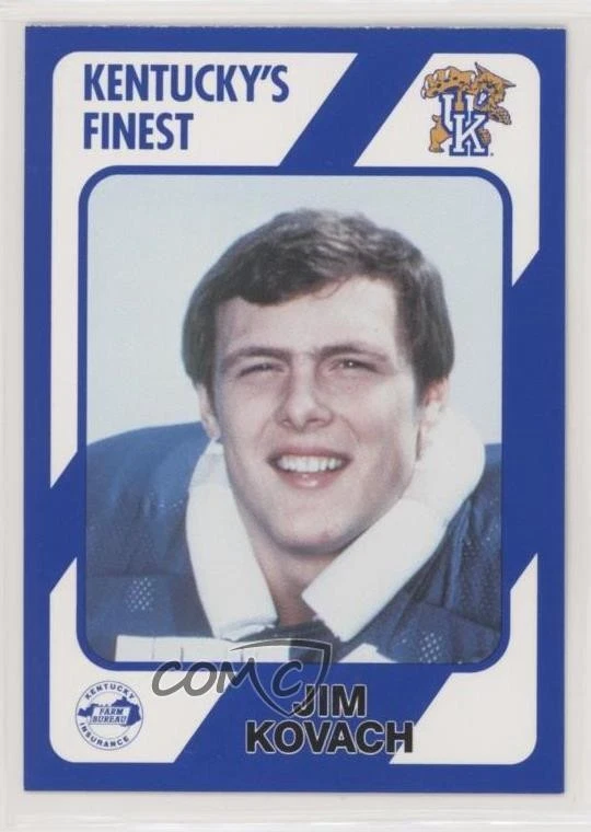 1989 Collegiate Collection Kentucky Wildcats Kentucky's Finest Jim Kovach #125 - Image 1 of 2