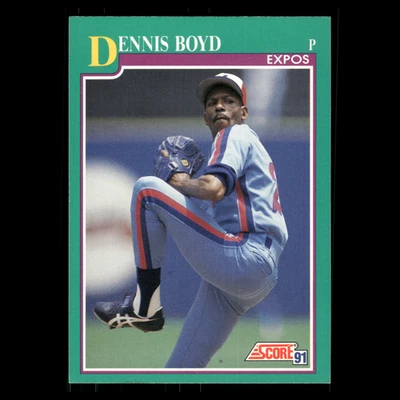 Dennis Boyd #202 1991 Score Montreal Expos Baseball Card MLB - Image 1 of 3
