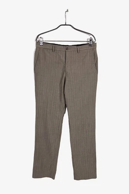 Pantalon à rayures en laine Versace Collection pour hommes 48 - Photo 1/4