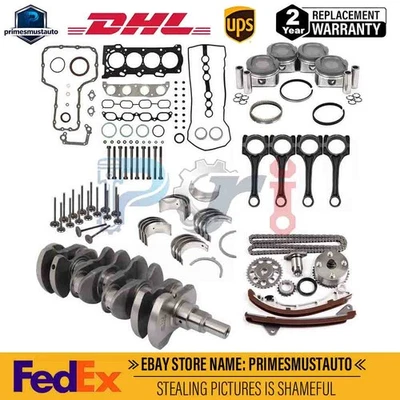 1ZZ-FE Engine Rebuild Overhaul Kit For 1998-08 Toyota Celica Corolla Matrix 1.8L - Image 1 of 4