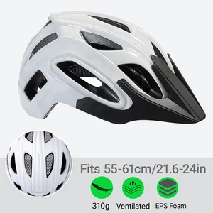 Casco de bicicleta Cascos de bicicleta para hombre Casco de bicicleta de montaña Ajuste 55-61 cm Grande - Imagen 1 de 5
