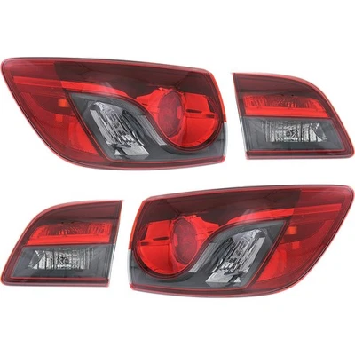 4件套尾灯尾灯尾灯刹车灯司机和乘客侧 — 第 1/4 张图片