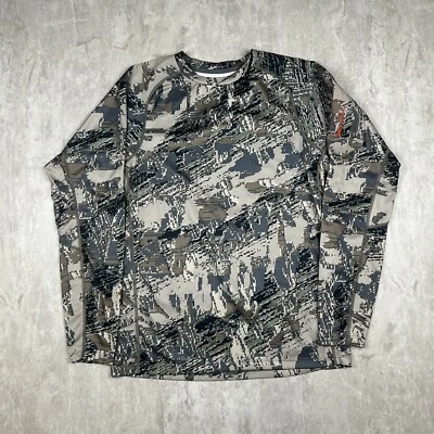 Sitka Gear Lightweight Camo Crew Optifade Long Sleeve Men’s Size M - Image 1 of 4