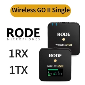 RODE Wireless GO II Pojedynczy bezprzewodowy rejestrator mikrofonu cyfrowego Lavalier TX + RX - Zdjęcie 1 z 7