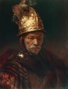 Rembrandt van Rijn : "The Man with the Golden Helmet" — Giclee Fine Art Print - Picture 1 of 7