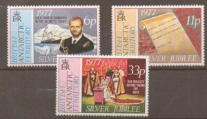 BRITISH ANTARCTIC TERR. SG83/5 1977 SILVER JUBILEE MNH - Picture 1 of 1