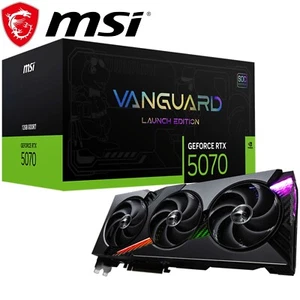 MSI GeForce RTX 5070 12GB VANGUARD SOC LAUNCH EDITION Gaming Graphics Video Card - Picture 1 of 10