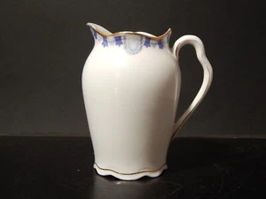 ANTICA LIBERTY 1910 PREZIOSA LATTIERA BRICCO PORCELLANA J.Z.& CO PRE-ROSENTHAL - Picture 1 of 6