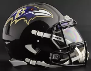 BALTIMORE RAVENS NFL Football Helmet with OAKLEY CLEAR Visor / Eye Shield - Picture 1 of 4