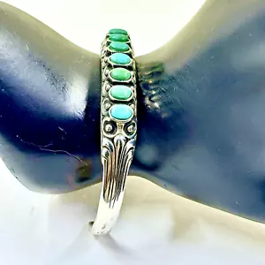 Wilson Jim - Navajo Sterling und Türkis Armband - Bild 1 von 5