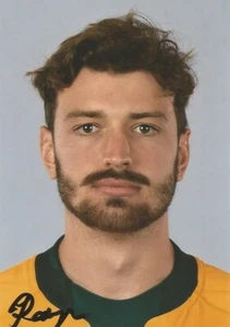AUSTRALIA & NORTHAMPTON SAINTS RUGBY: JAMES RAMM SIGNED 6x4 PORTRAIT PHOTO+COA - Picture 1 of 1