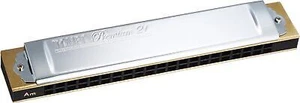 TOMBO No.3521 Am Key TOMBO Premium 21 Tremolo Harmonica 21 trous du Japon - Photo 1/24