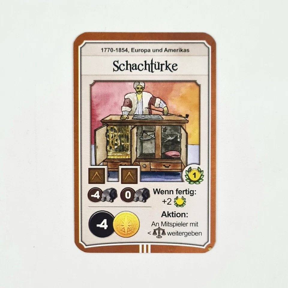 Asmodee Promotion Card "SCHACHTÜRKE" für NATIONS - Die großen Zivilisationen - Bild 1 von 2