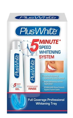 Sistema de kit de gel blanqueador e iluminador de dientes Plus White de 5 minutos Foto 1 de 4