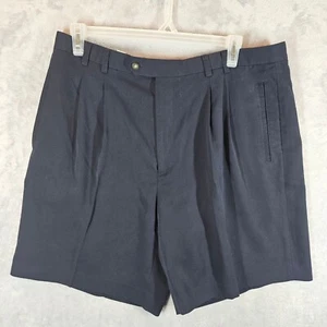Cutter & Buck Navy Mens Dress Shorts US 40 EUR 56 Polyester & Rayon Blend - Picture 1 of 12