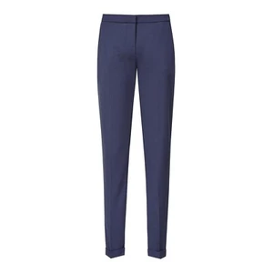 NEW REISS BARRATT DEEP SEA BLUE WOOL BLEND STRAIGHT LEG TROUSERS SIZE 8 RRP £120 - Picture 1 of 5