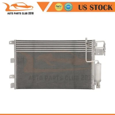 Aluminum Replacement AC Condenser For 08 09 10 11 Ford Focus 4-Door - Image 1 of 4