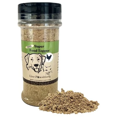 LIVE PAWSITIVELY Super Food & Chicken Food Topper for pets (cats & Dogs)6oz