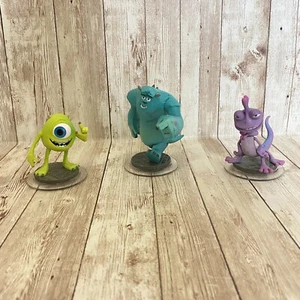 Disney Infinity 1.0 Monsters Inc. Mike Wazowski Sully Randal Figures Video Game - Picture 1 of 4