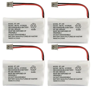 Kastar 4 Pack Cordless Phone Battery for Uniden BT-446 BT446 ER-P512 BT-1005 - Picture 1 of 4