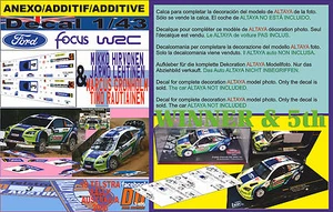 ANEXO DECAL 1/43 FORD FOCUS HIRVONEN & GRONHOLM R.AUSTRALIA 2006 1st  & 5th (12) - Picture 1 of 1