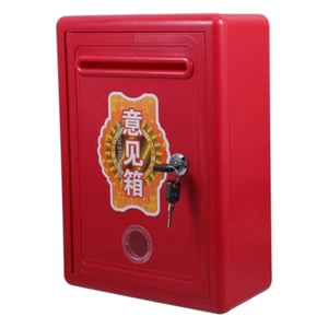 Vorschlagsbox Wetterfester Briefkasten Schließbare Spendenbox - Bild 1 von 17