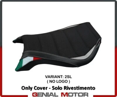 Funda de sillín de asiento Yuza Trico Ultragrip Silver (SL) T.I. para MV AGUSTA F4 1999>2009 Foto 1 de 2