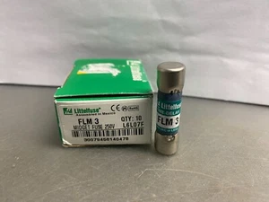 New Lot Littelfuse FLM 3 Amp Fuses FNM 3 250V NIB - Picture 1 of 1