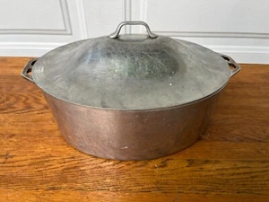 VINTAGE ART-CAST HEAVY WARE Dutch Oven/Roaster Aluminum - Picture 1 of 5