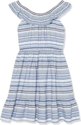 Nuevo con etiquetas Vestido Gymboree Sand Shores Azul a Rayas y Cubierta de Pañales Niñas Talla 9-12 Meses Foto 1 de 2