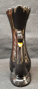 Jarrón cisne negro de colección cerámica estilizada art deco cisne negro. C. Años 50. Sin marcar. - Imagen 1 de 8