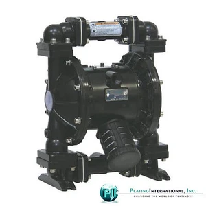 Industrial 2" Aluminum/Hytrel Double Diaphragm Air Pump, 220F, NEW IN BOX! - Picture 1 of 6