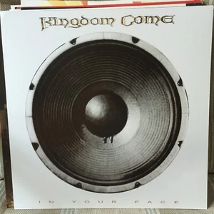 KINGDOM COME - In Your Face - 2 caras PROMO LP cubierta resbaladiza / póster 12"x12" - Imagen 1 de 2