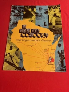 Milwaukee Brewers Scorebook 1972 Scorebook Vintage Scorebook - Foto 1 di 14