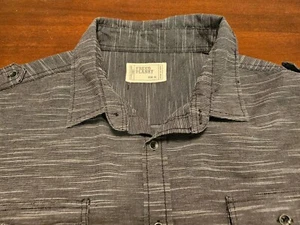 Free Planet Short Sleeve Button Front Shirt With Button Front Pockets Size 4X - Picture 1 of 7