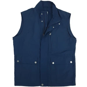 Gilet Uomo Giubbotto Senza Maniche Smanicato Blu Leggero Elegante M L XL XXL 3XL - Imagen 1 de 5