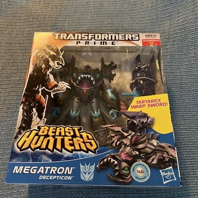Transformers Prime Beast Hunters MEGATRON Decepticon Voyager Class - ¡RARO! MISB Foto 1 de 2