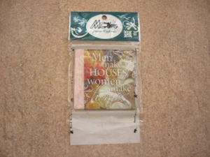 Fridge Magnet-MEN MAKE HOUSES WOMEN MAKE HOMES-New,In Packaging - Picture 1 of 2