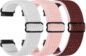 Adjustable Elastic Nylon Watch Straps Replacement Wristband for Men Women - Picture 1 of 6